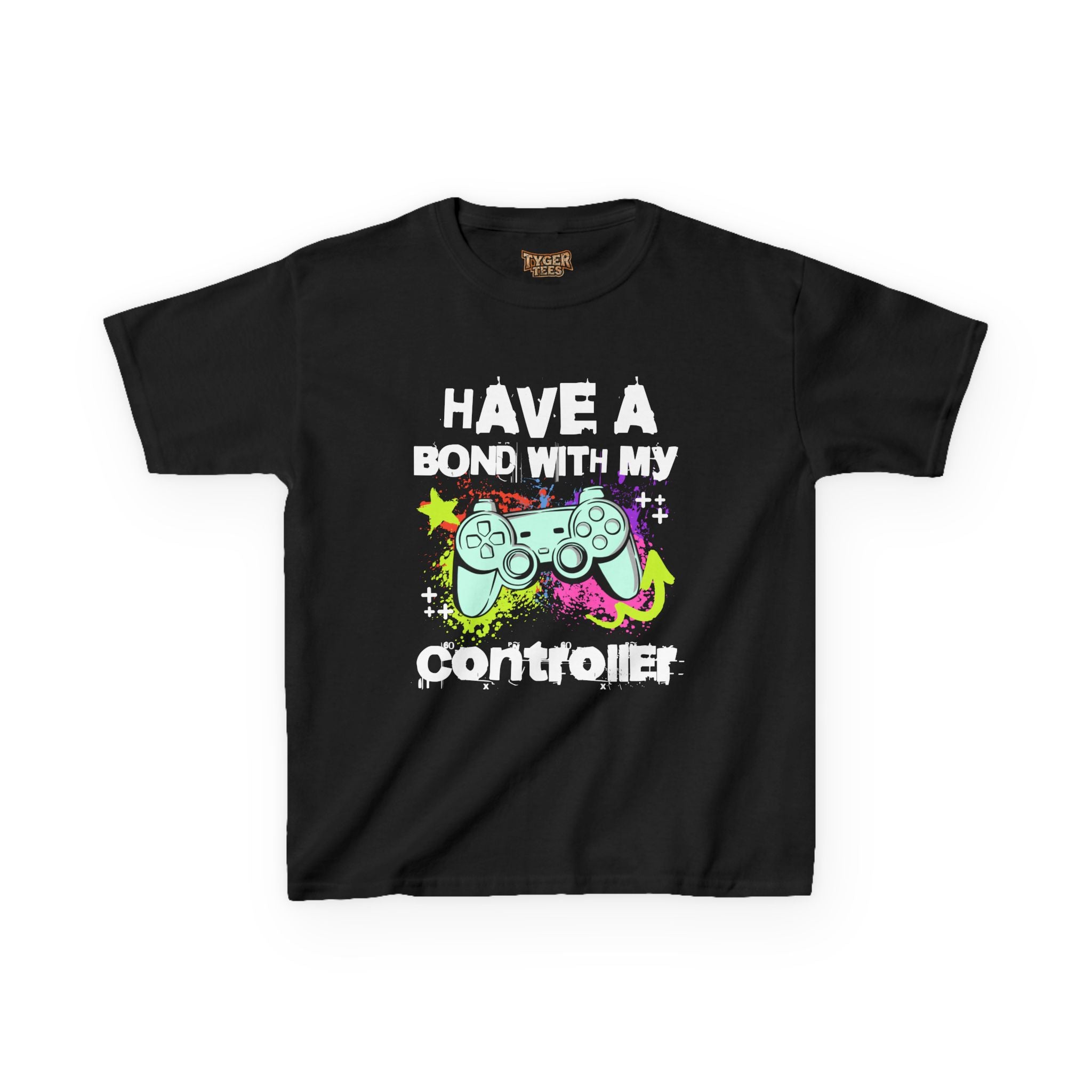 Kids Tee — "Have a Bond With My Controller" Gaming Graphic Shirt