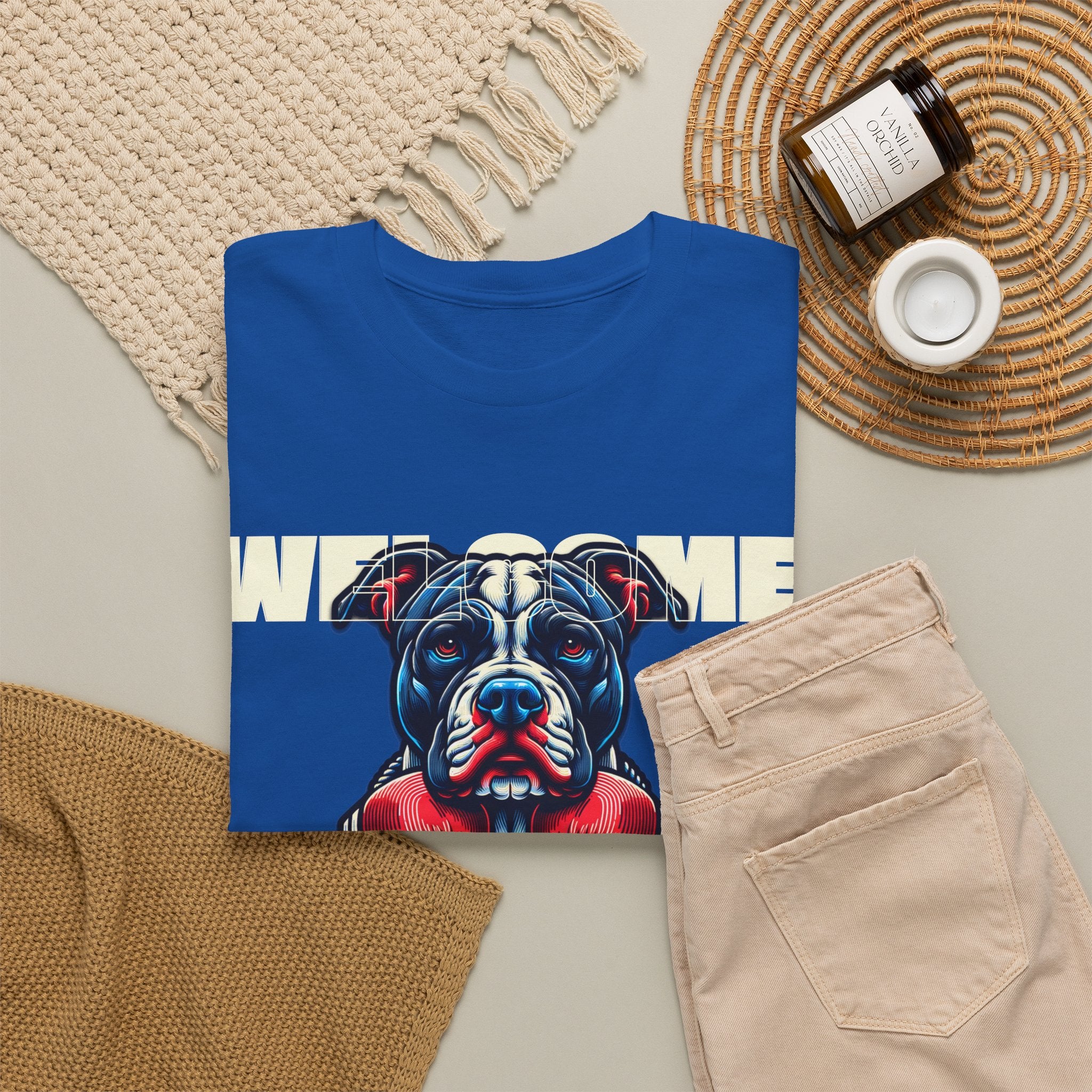 Dog Fight Boxing Dog T-Shirt — Welcome To The Dog Fight Graphic Tee
