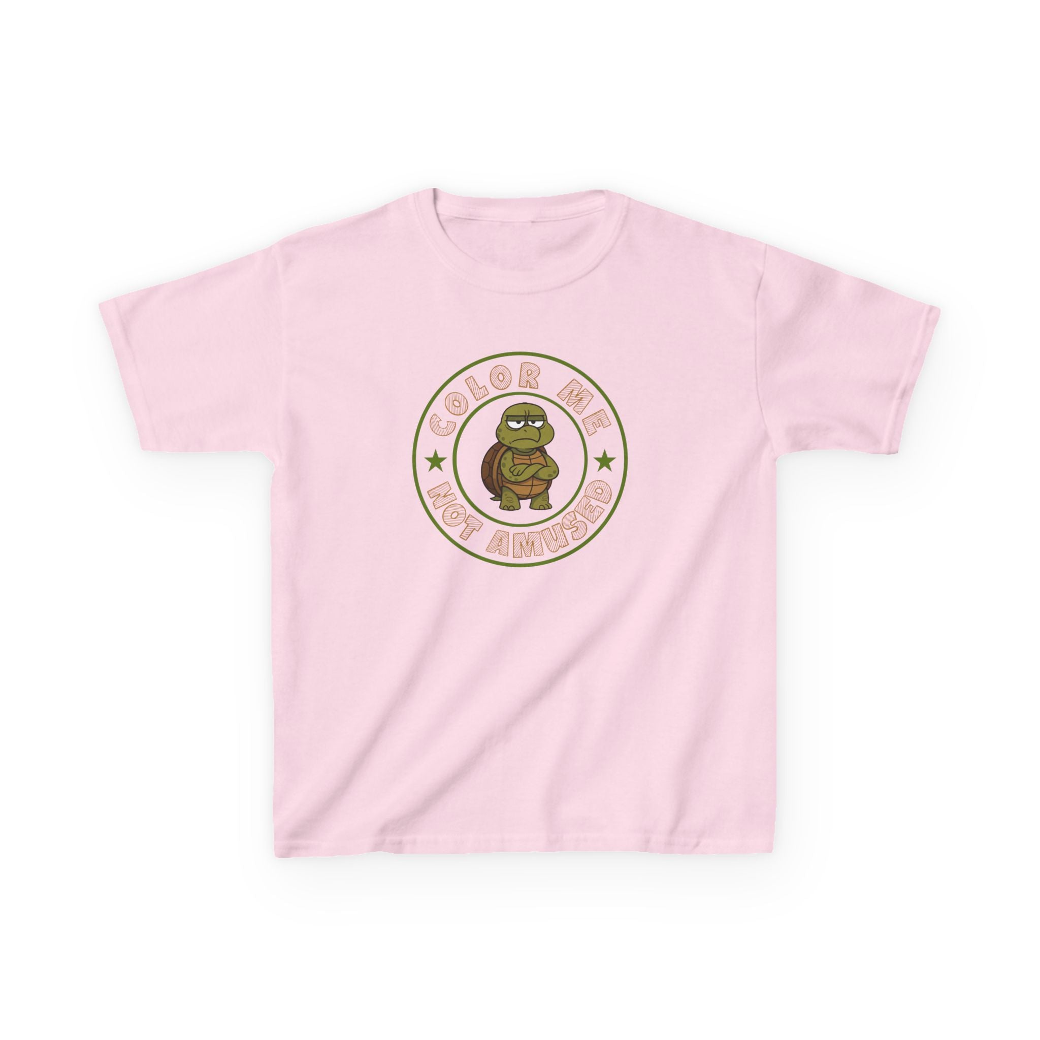 Kids Tee — Color Me Not Amused - Turtle