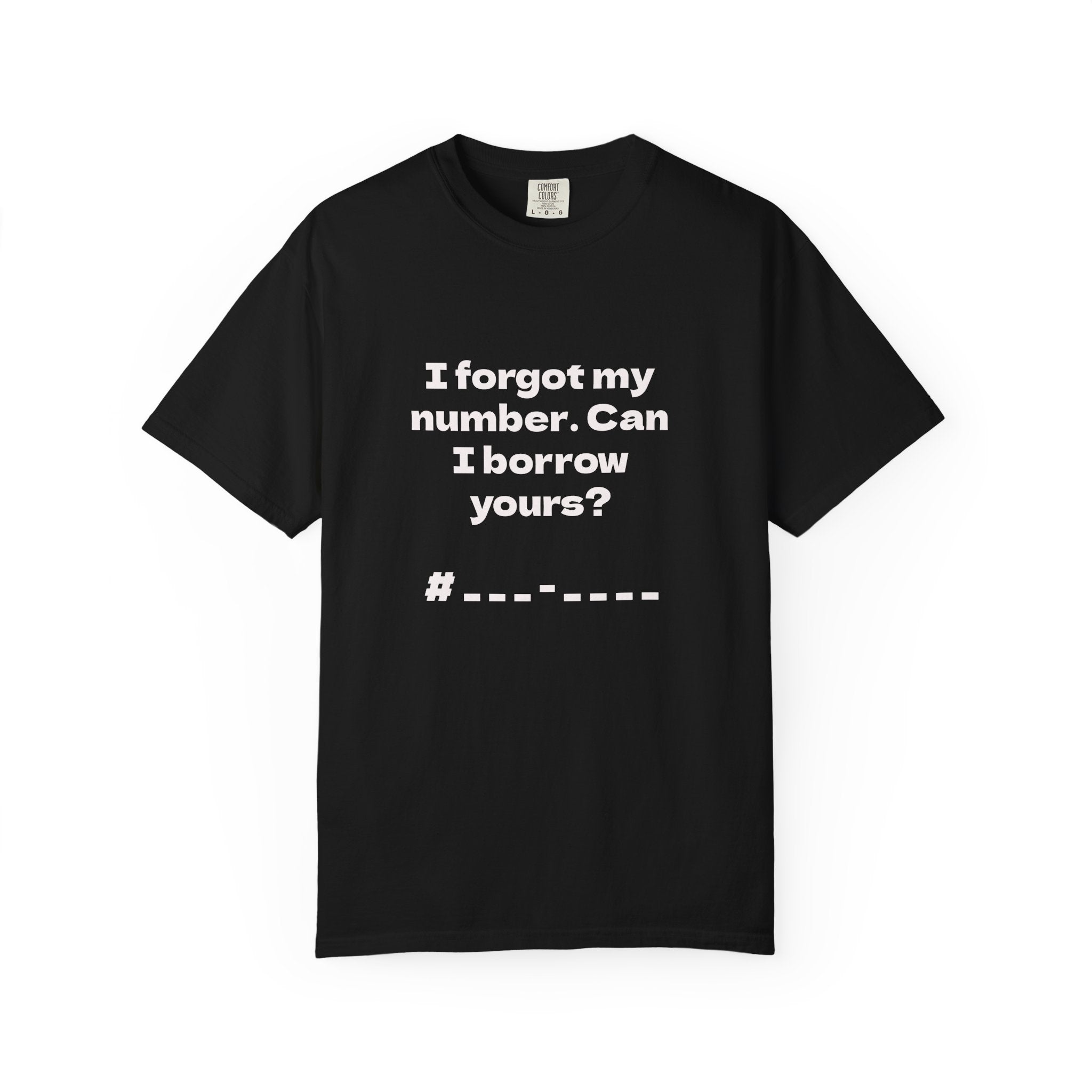 Pick-Up Line Tee - Can I Borrow Your Number
