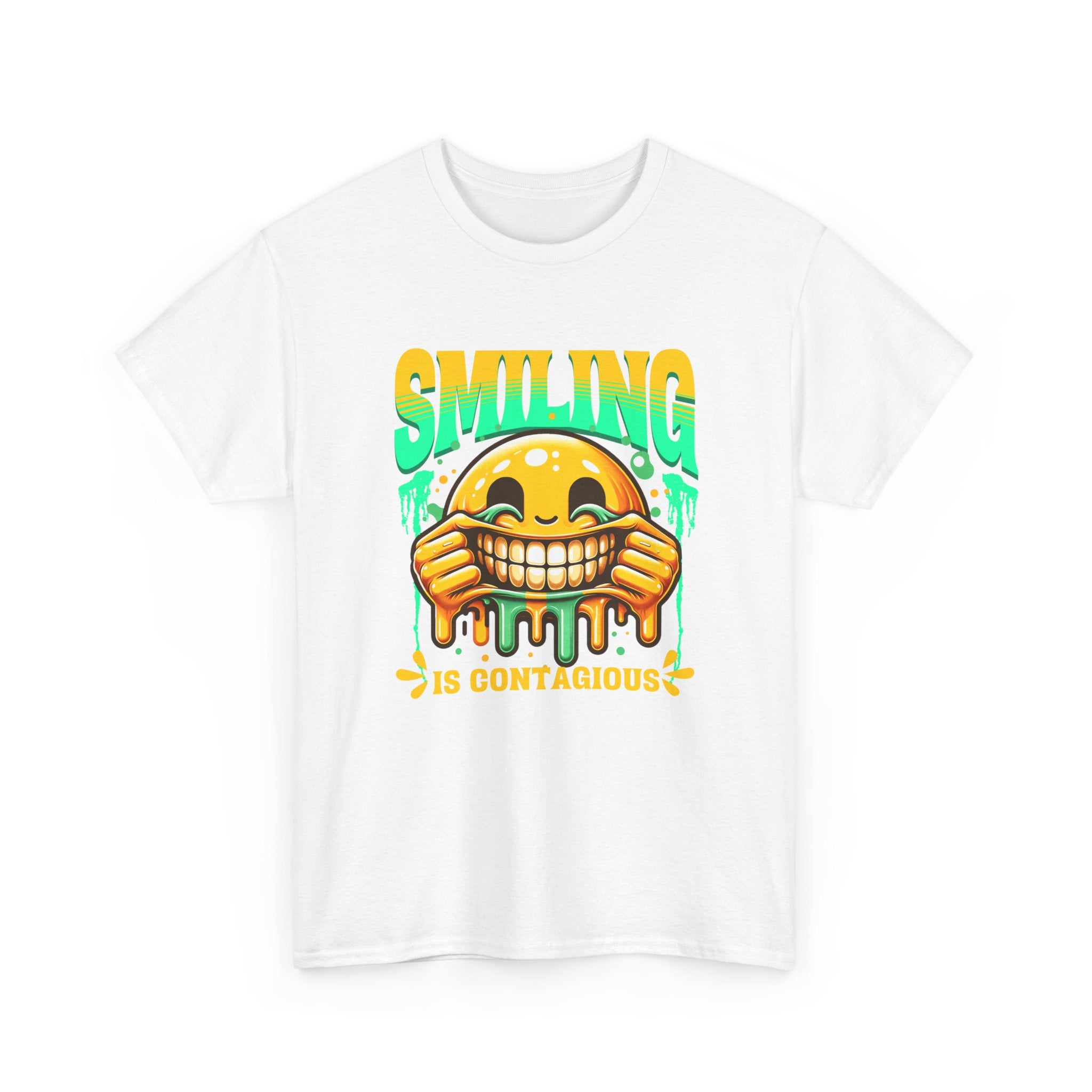 Smiling Is Contagious – Happy Smiley Face T-Shirt