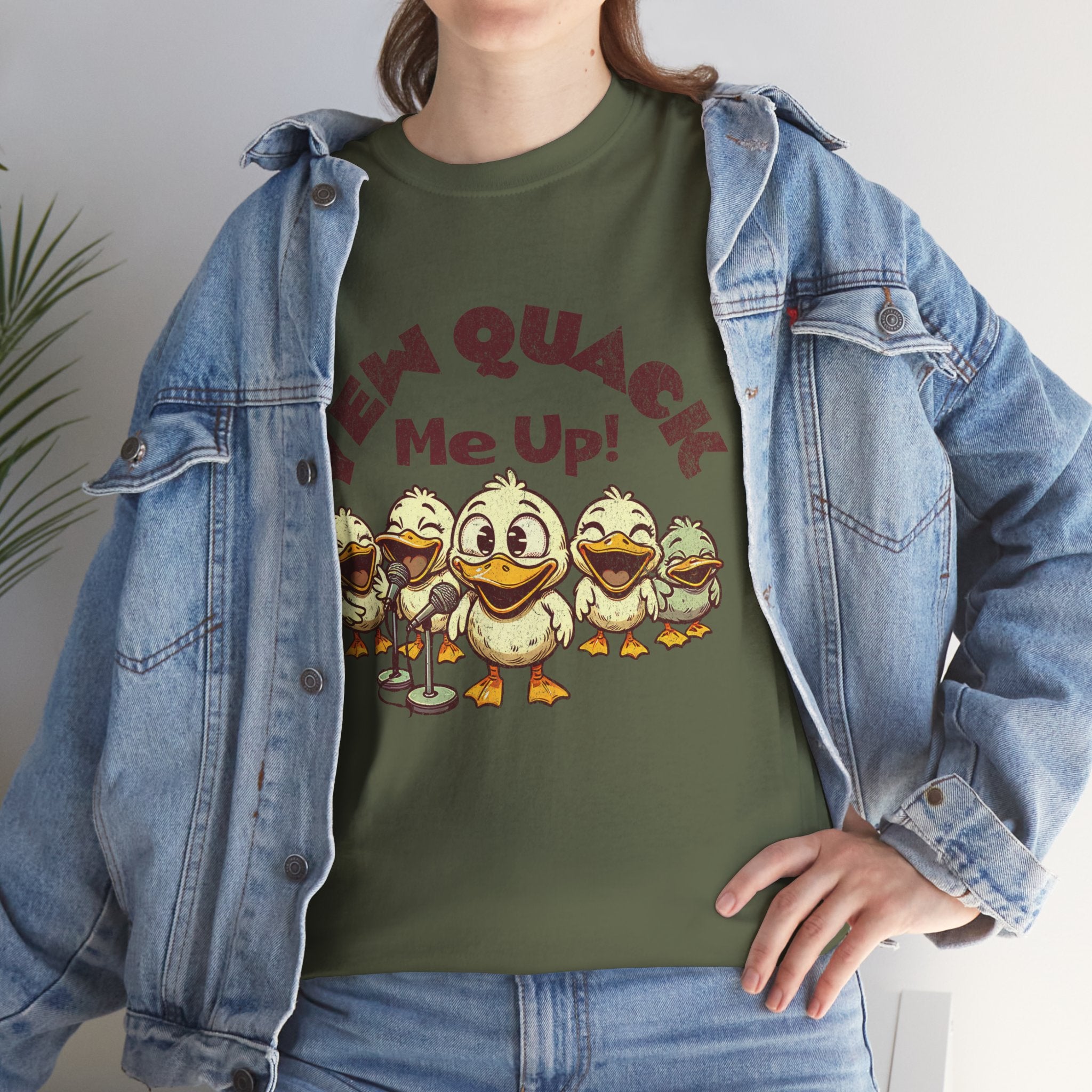 Yew Quack Me Up - Funny Duck Tee