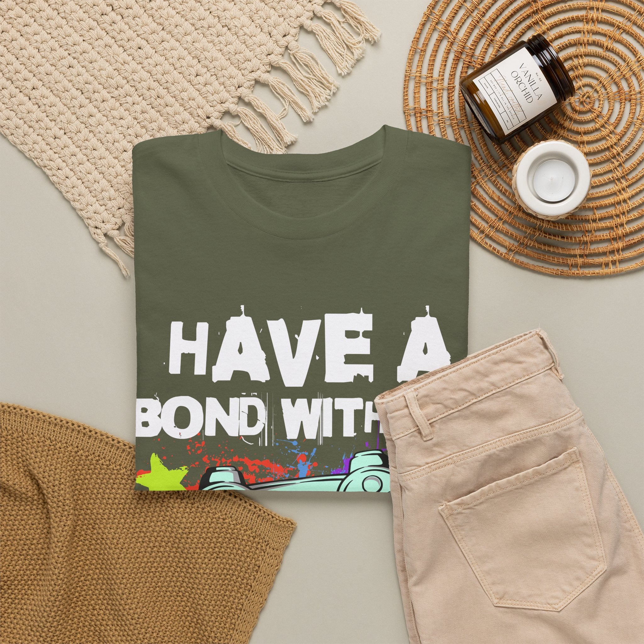 Gamer Controller Tee — "Have a Bond With My Controller" Graphic Shirt