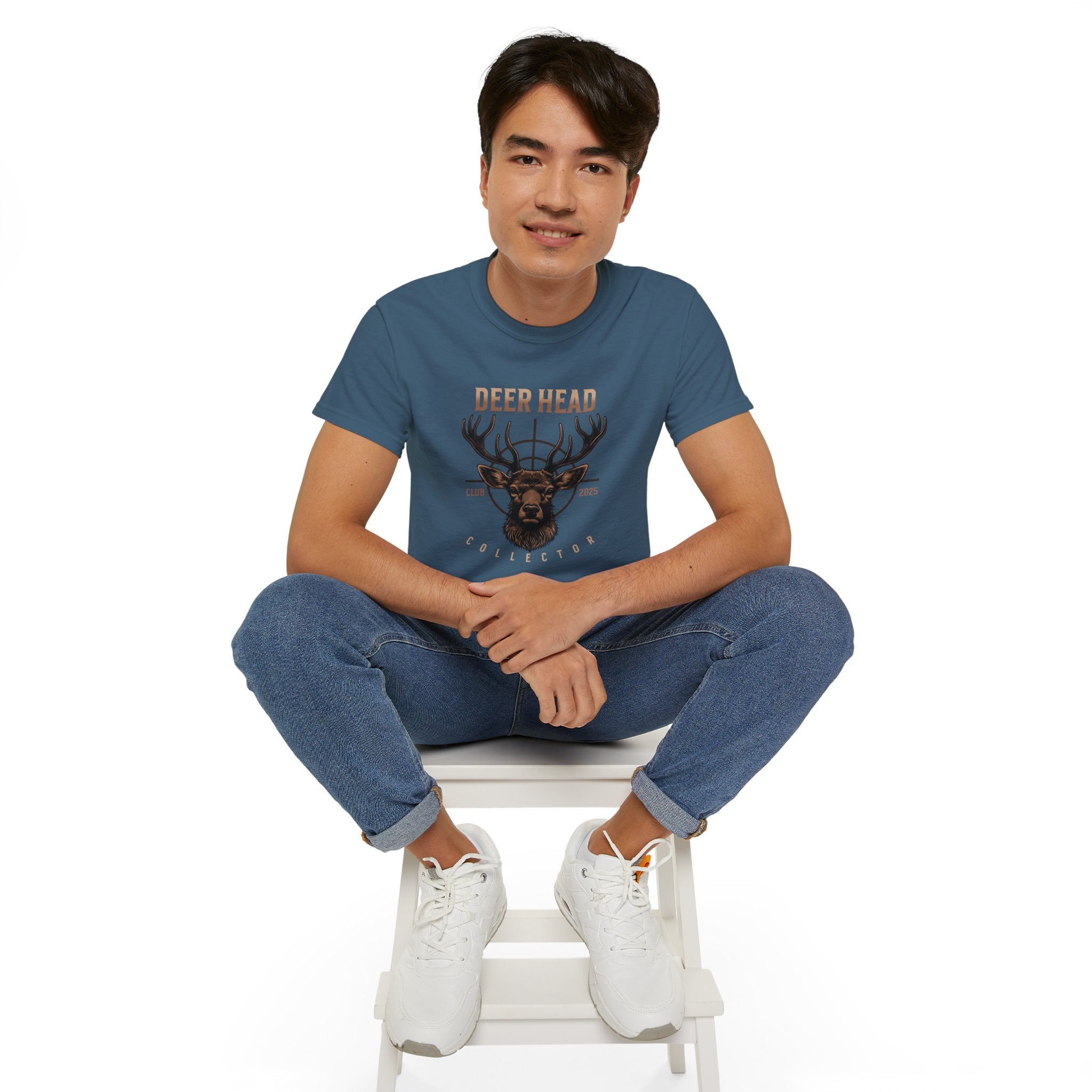Deer Head Collector Cotton Hunting Tee
