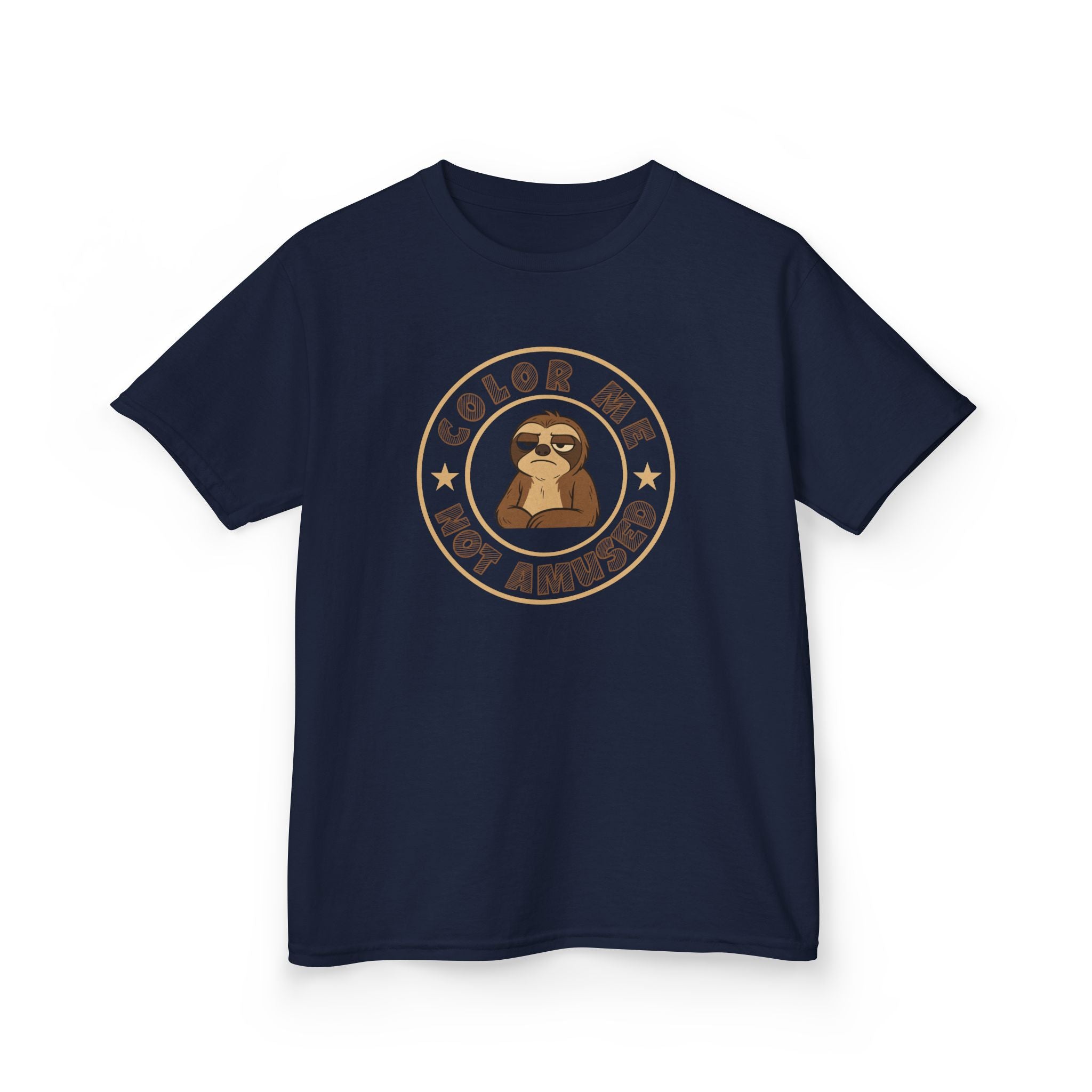 Kids Tee — Color Me Not Amused -  Sloth