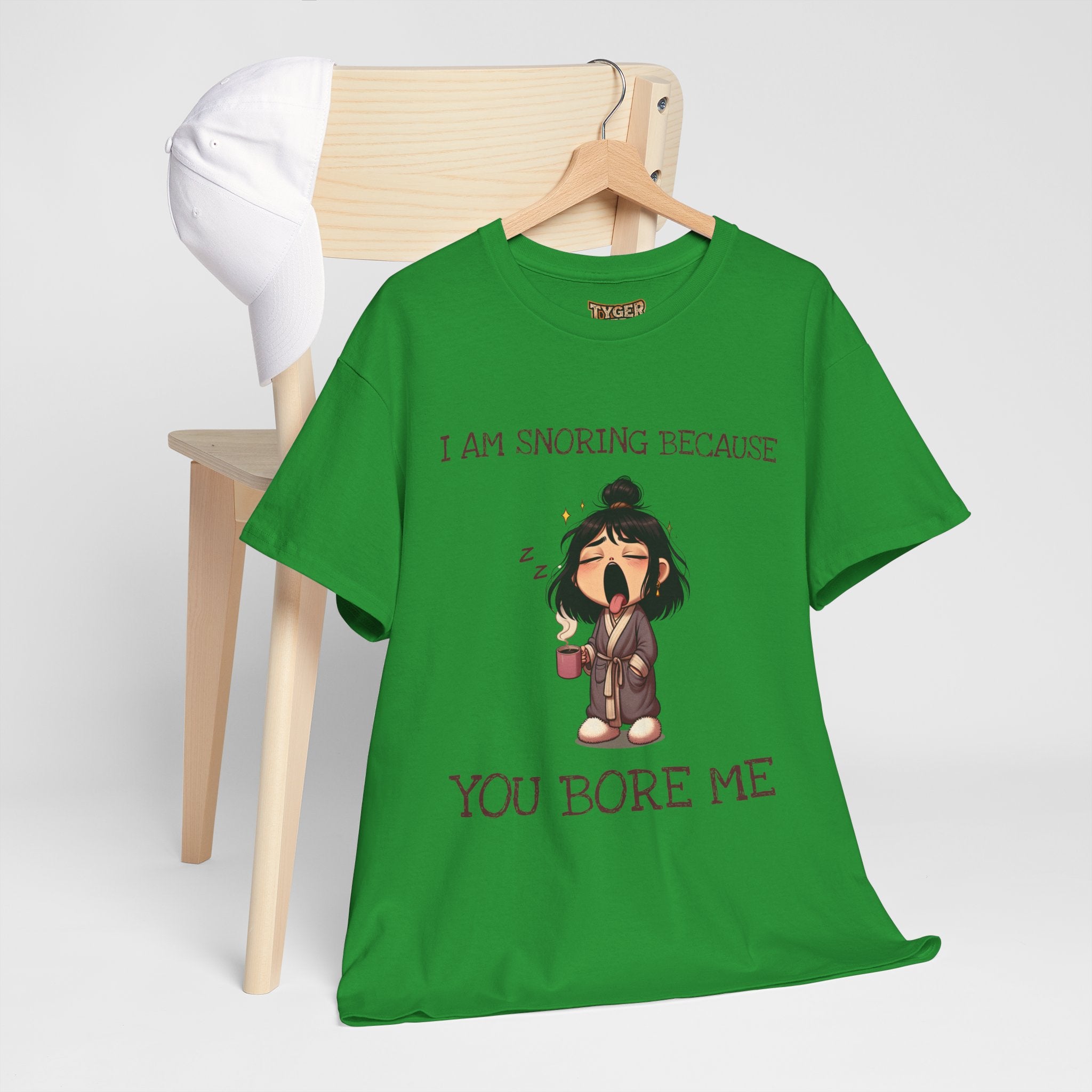 I Am Snoring Because You Bore Me – Funny Coffee Lover T-Shirt