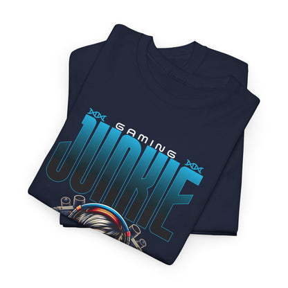 Gaming Junkie Skull Tee — Gamer Skull Controller Graphic T-Shirt