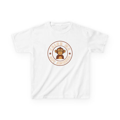 Kids Tee — Color Me Not Amused -  Monkey