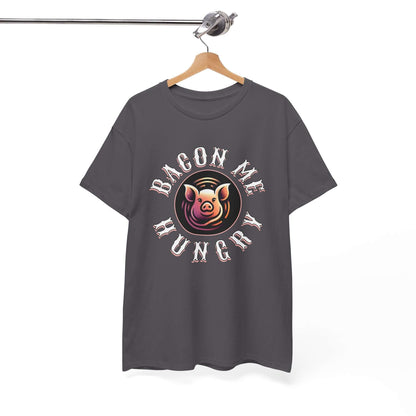 Bacon Me Hungry T-Shirt | Funny Pig Graphic Tee for Food Lovers