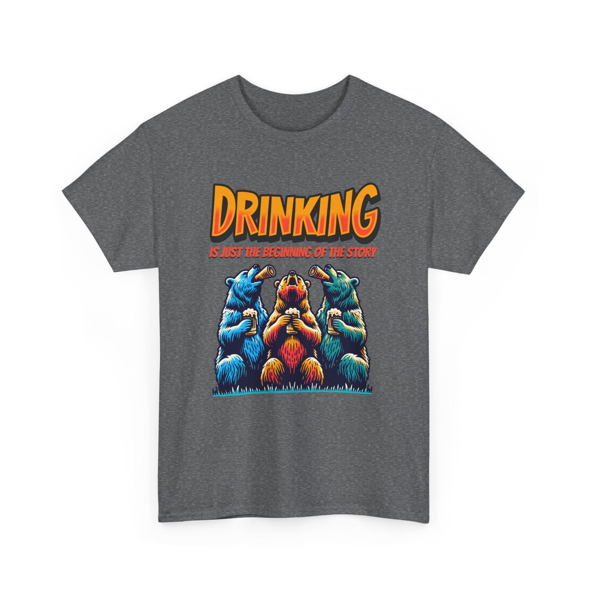 Drinking Is Just the Beginning Graphic Tee — Funny Party T-Shirt