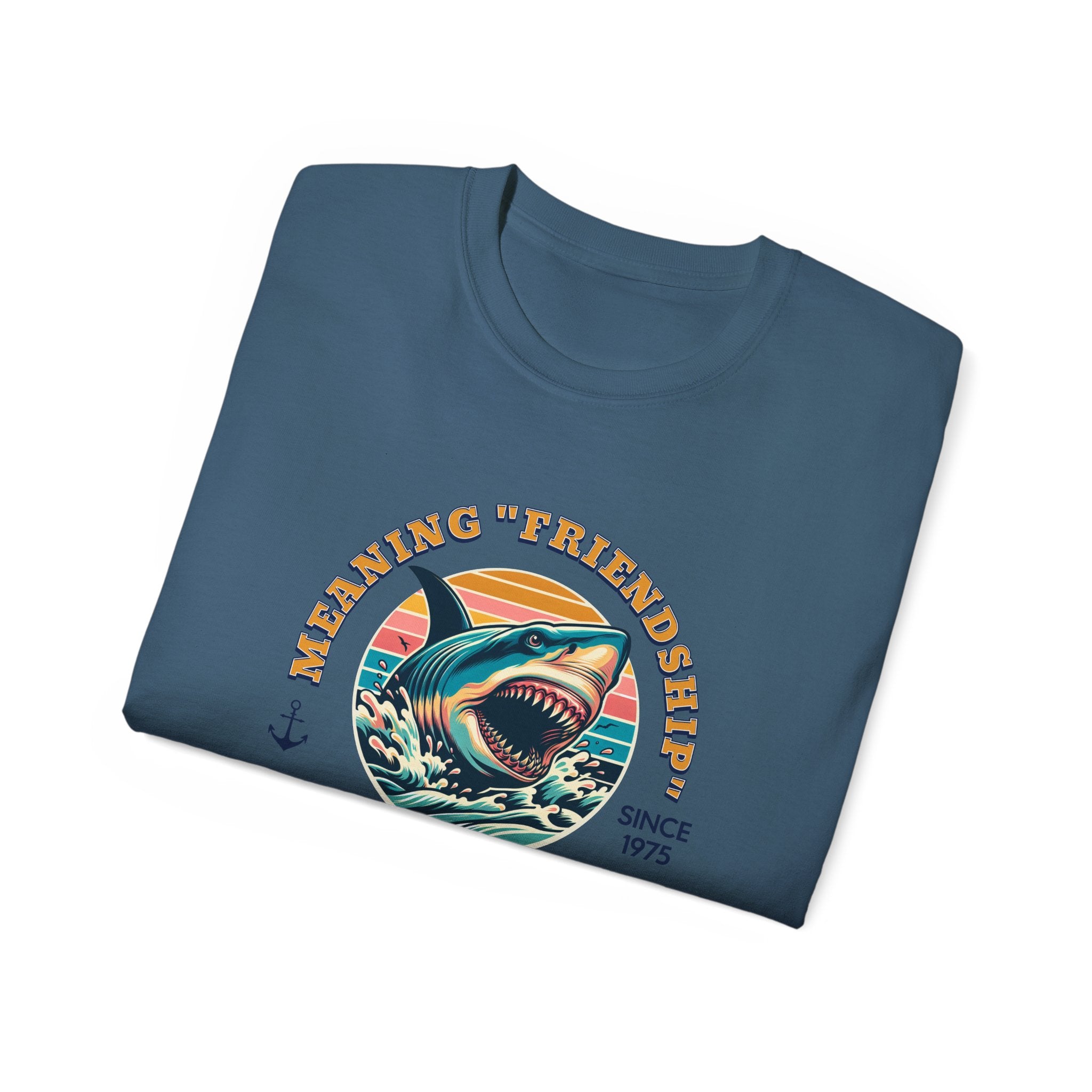 Jaws Movie - Meaning Friendship Amity Tee