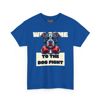 Dog Fight Boxing Dog T-Shirt — Welcome To The Dog Fight Graphic Tee
