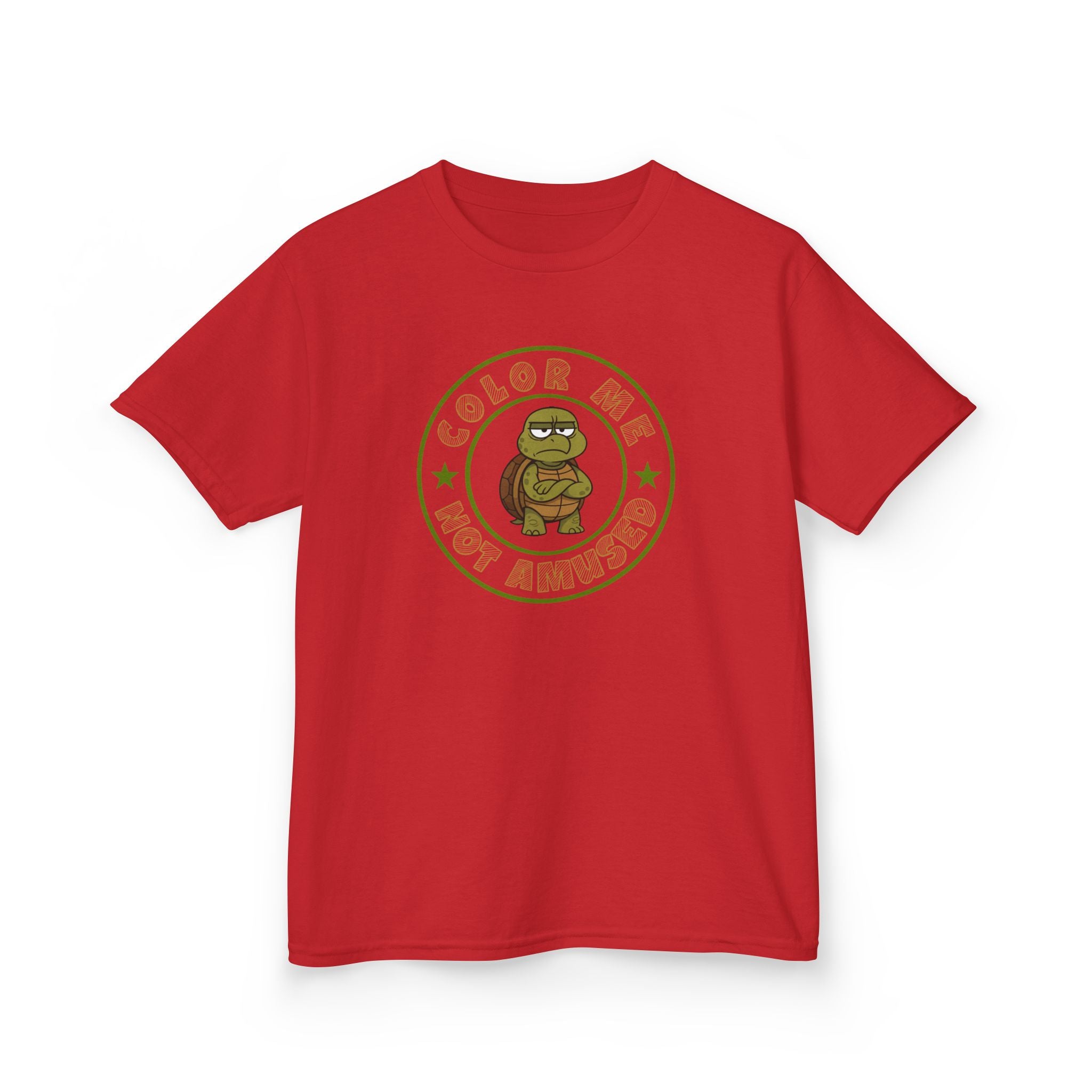 Kids Tee — Color Me Not Amused - Turtle