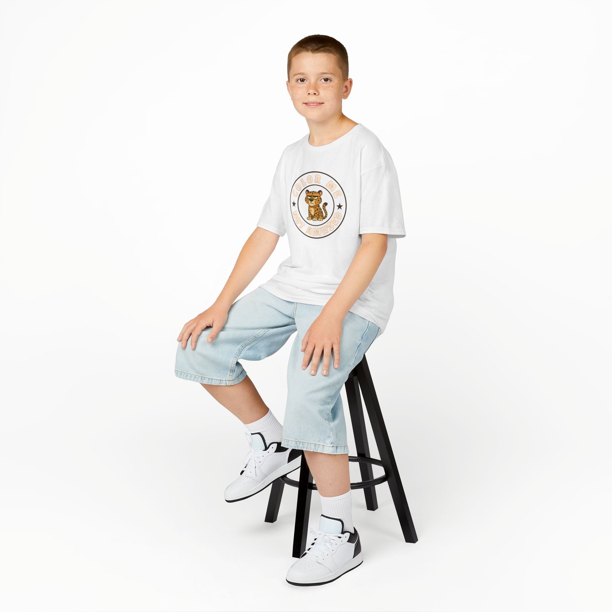 Kids Tee — Color Me Not Amused - Jaguar