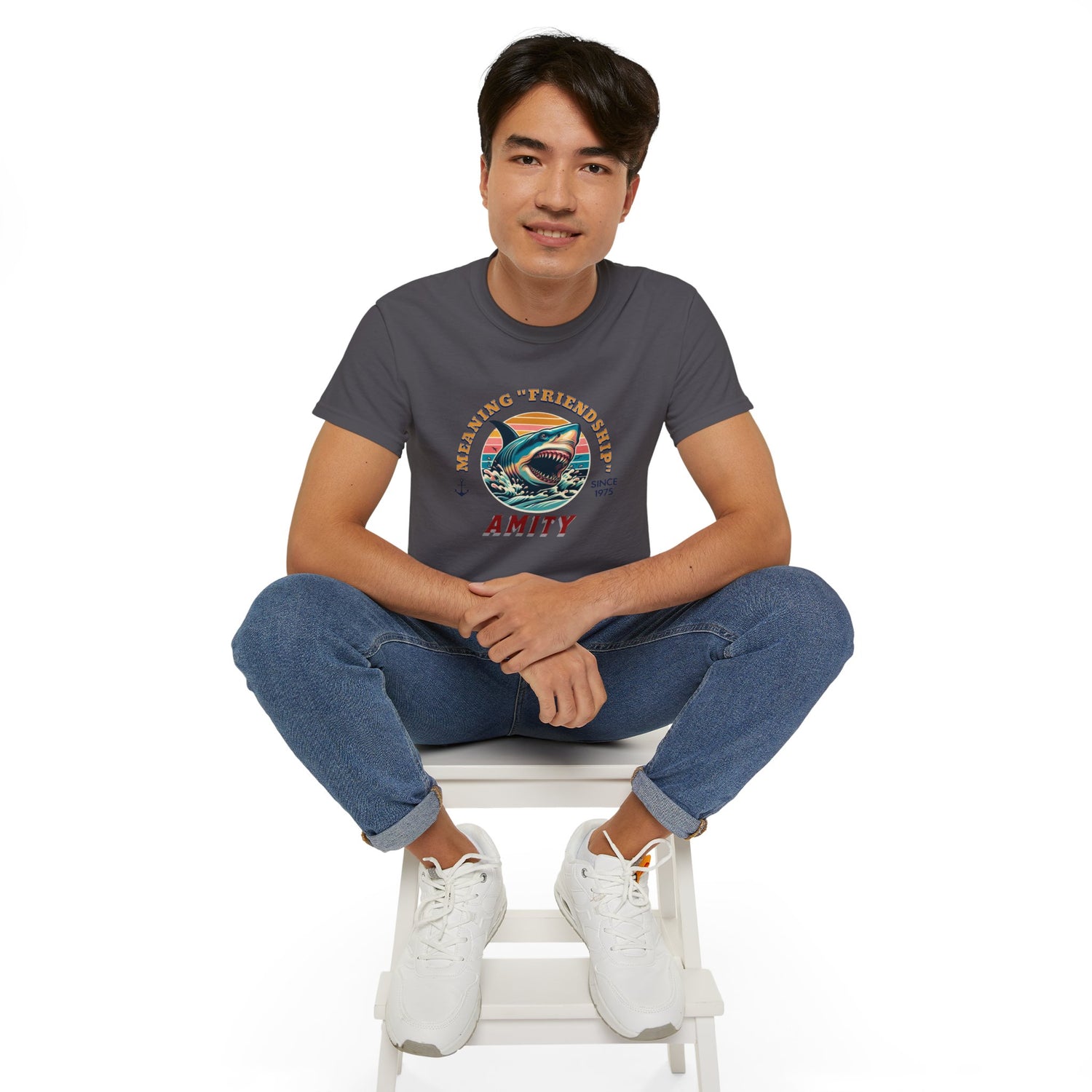 Jaws Movie - Meaning Friendship Amity Tee