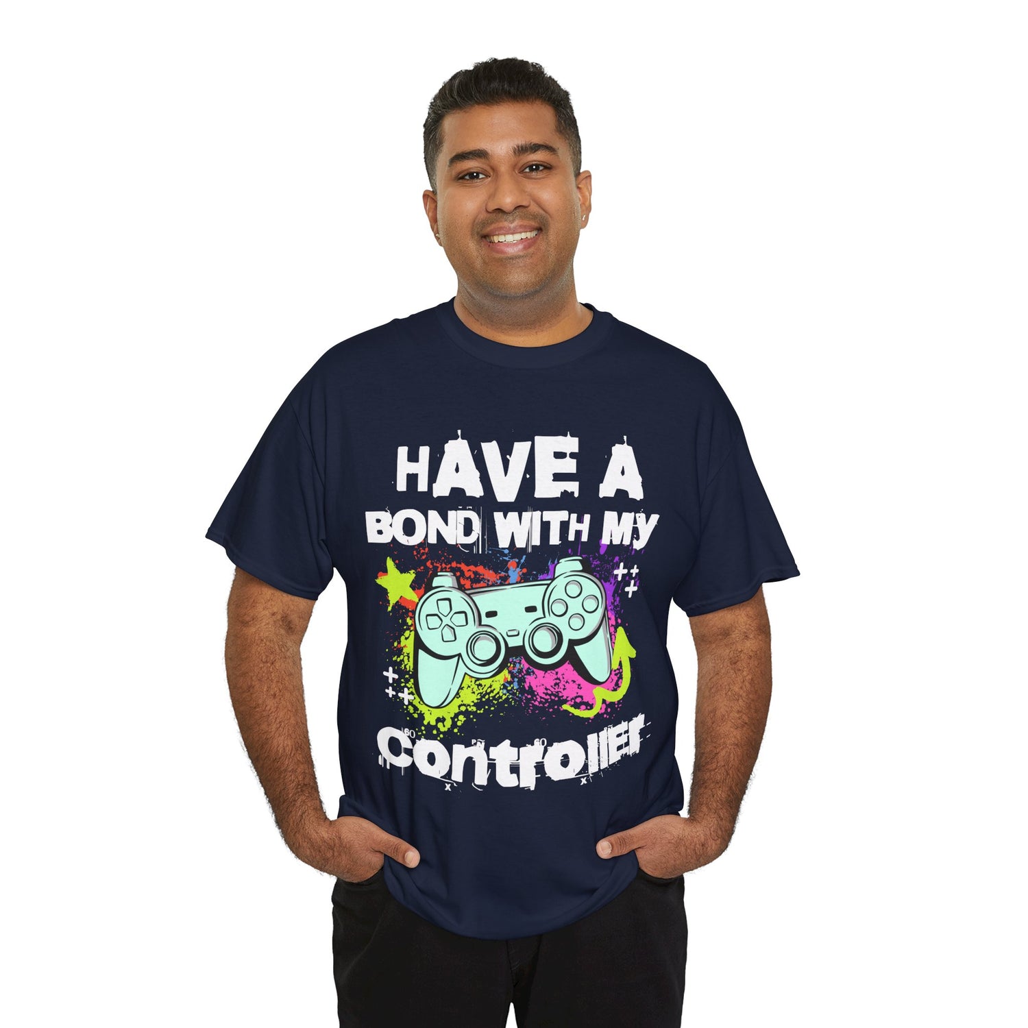 Gamer Controller Tee — "Have a Bond With My Controller" Graphic Shirt