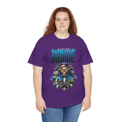 Gaming Junkie Skull Tee — Gamer Skull Controller Graphic T-Shirt