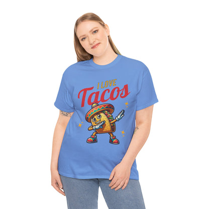 I Love Tacos Tee — Cute Dancing Taco Graphic T-Shirt