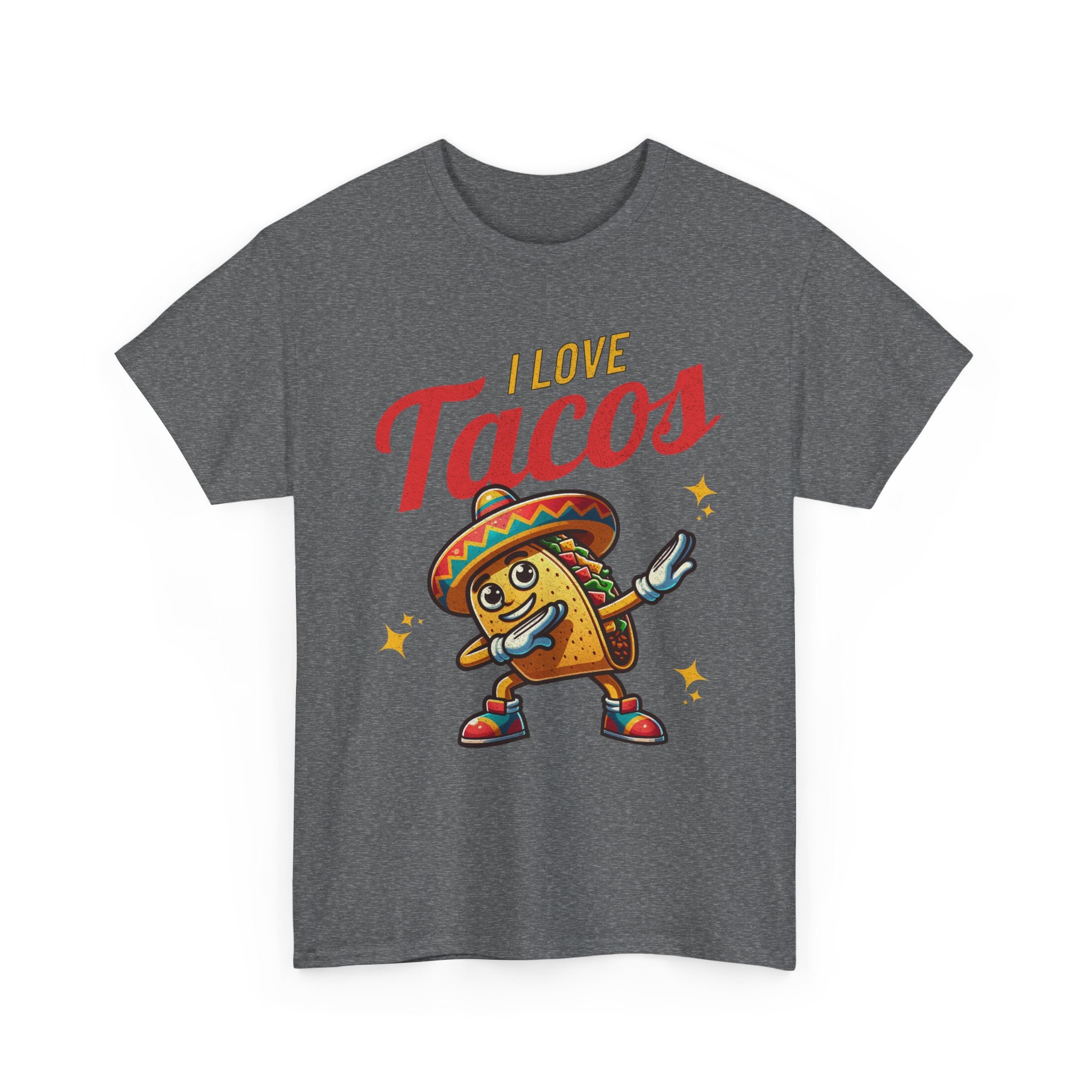 I Love Tacos Tee — Cute Dancing Taco Graphic T-Shirt