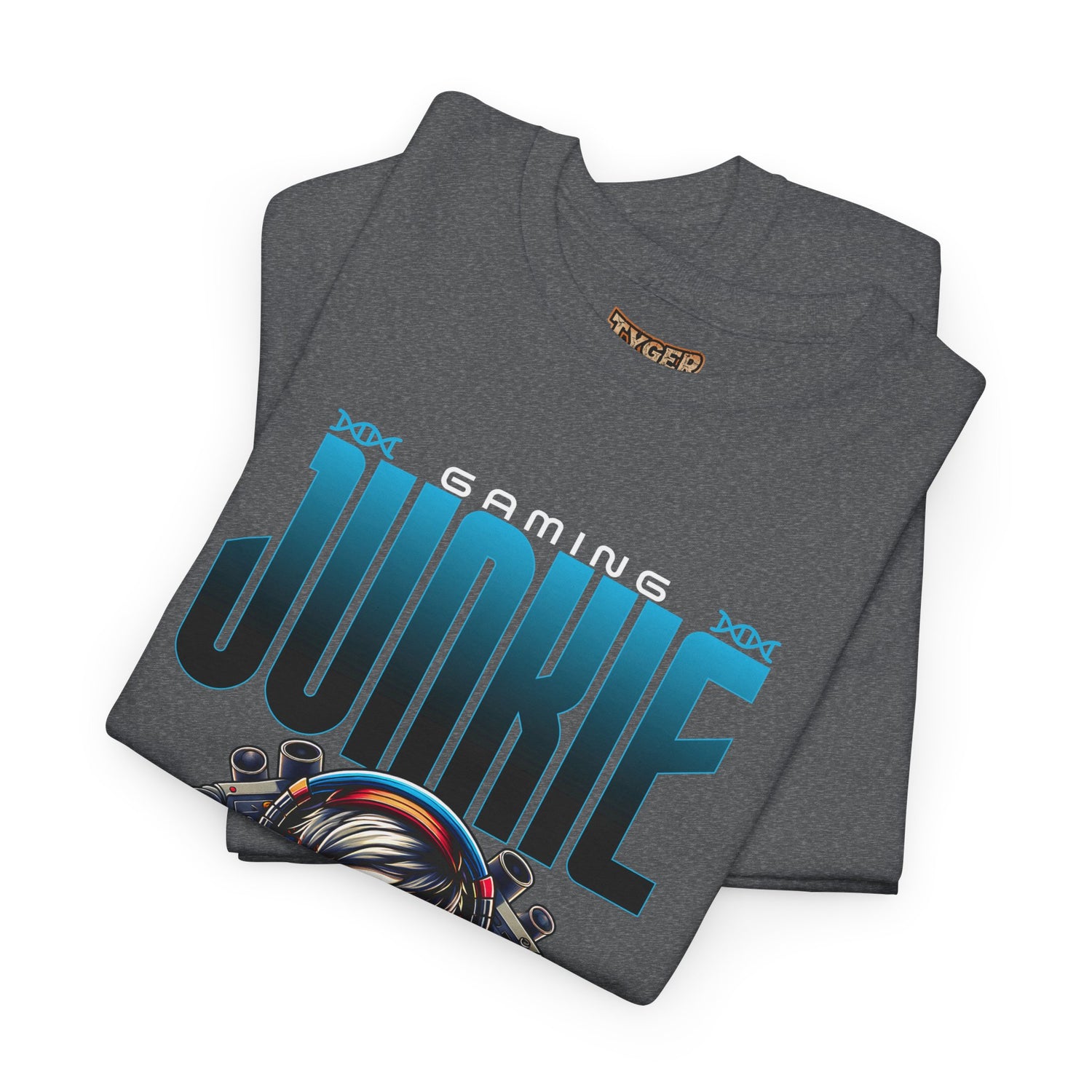 Gaming Junkie Skull Tee — Gamer Skull Controller Graphic T-Shirt