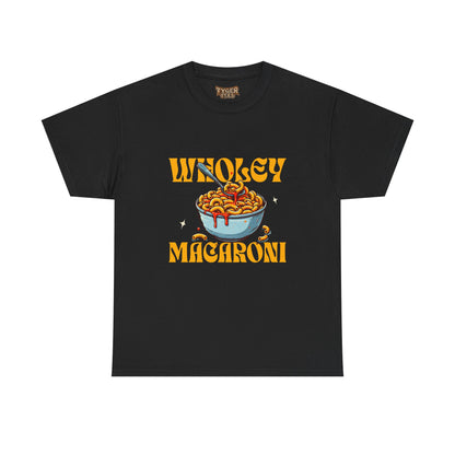 Holy Macaroni Unisex Tee, Funny T-Shirt, Casual Graphic Shirt, Gift for Pasta Lovers, Foodie Apparel, Comfortable Everyday Wear