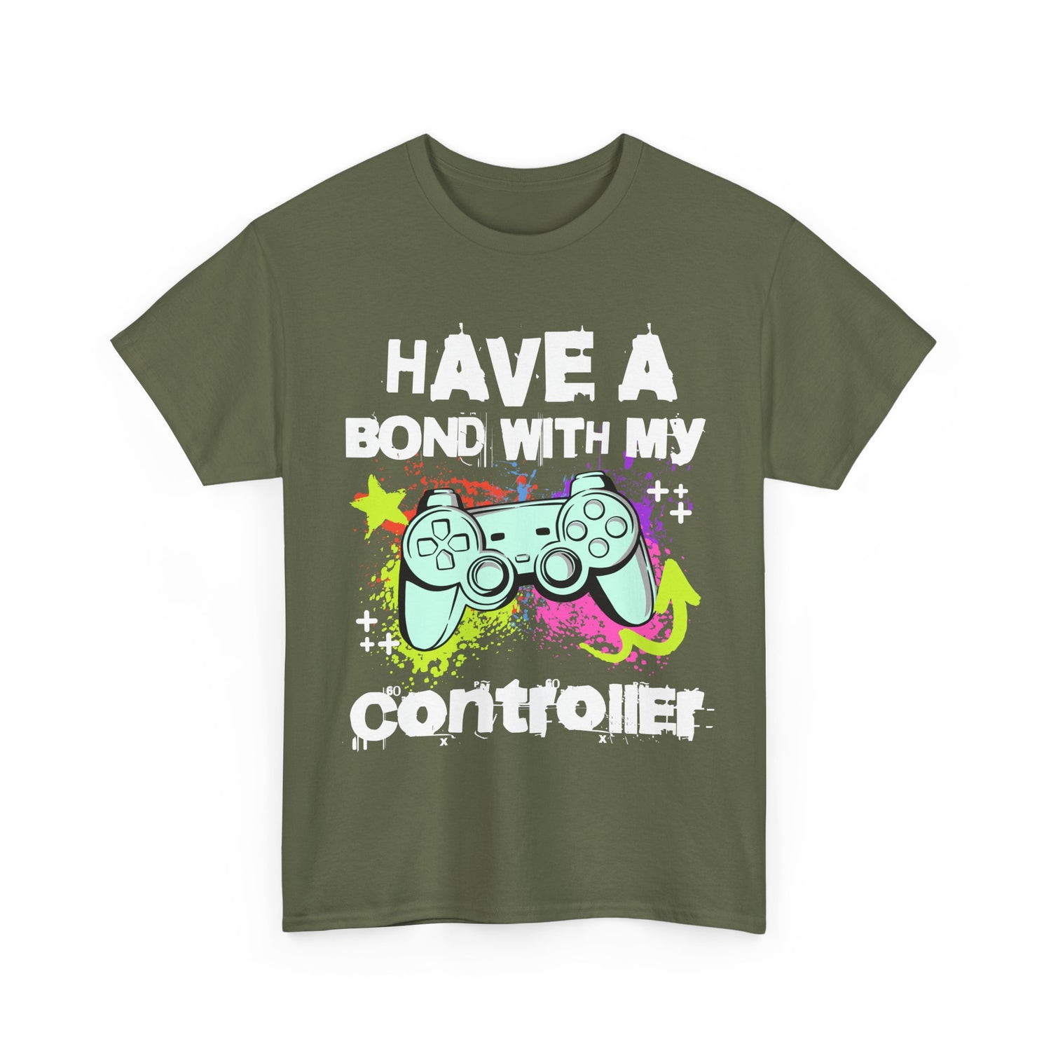 Gamer Controller Tee — "Have a Bond With My Controller" Graphic Shirt