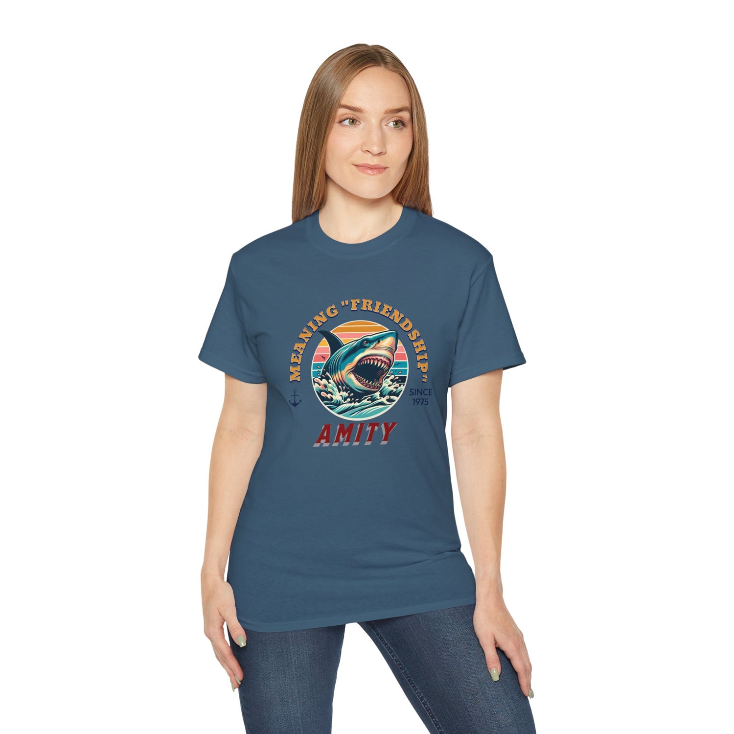 Jaws Movie - Meaning Friendship Amity Tee