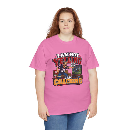 I Am Not Yelling I Am Coaching T-Shirt - Football Coaching Tee