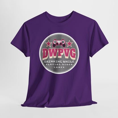 DWPVG "Drinking While Playing Video Games" Graphic Tee — Gamer Party T-Shirt