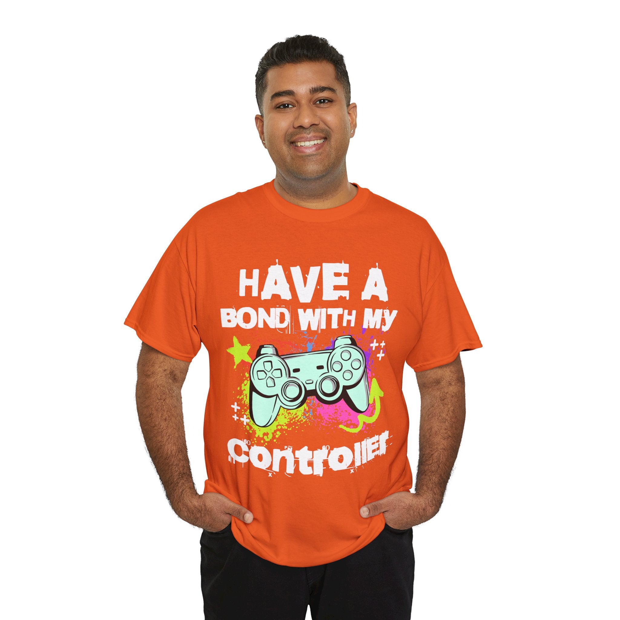 Gamer Controller Tee — "Have a Bond With My Controller" Graphic Shirt