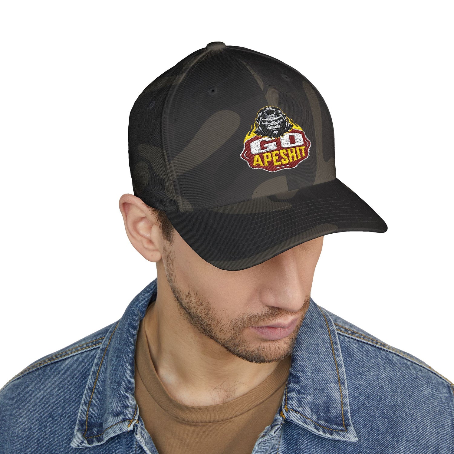 GO APESHIT Embroidered Statement Cap