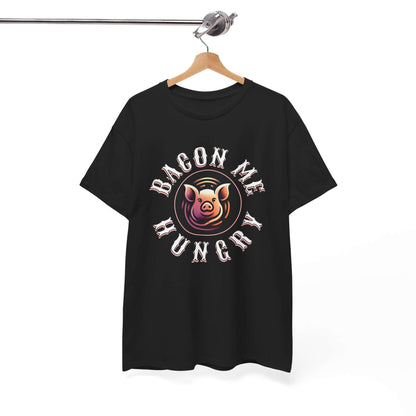 Bacon Me Hungry T-Shirt | Funny Pig Graphic Tee for Food Lovers
