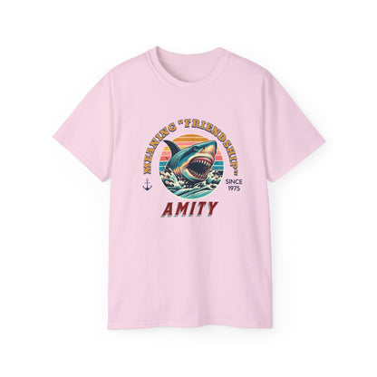 Jaws Movie - Meaning Friendship Amity Tee