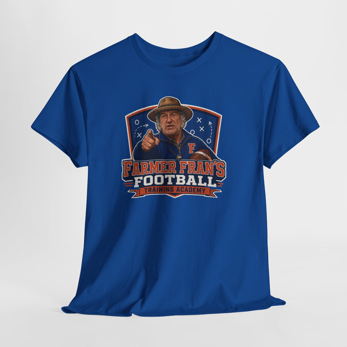 Farmer Fran’s Football Training Academy T-Shirt — Vintage Coach Design