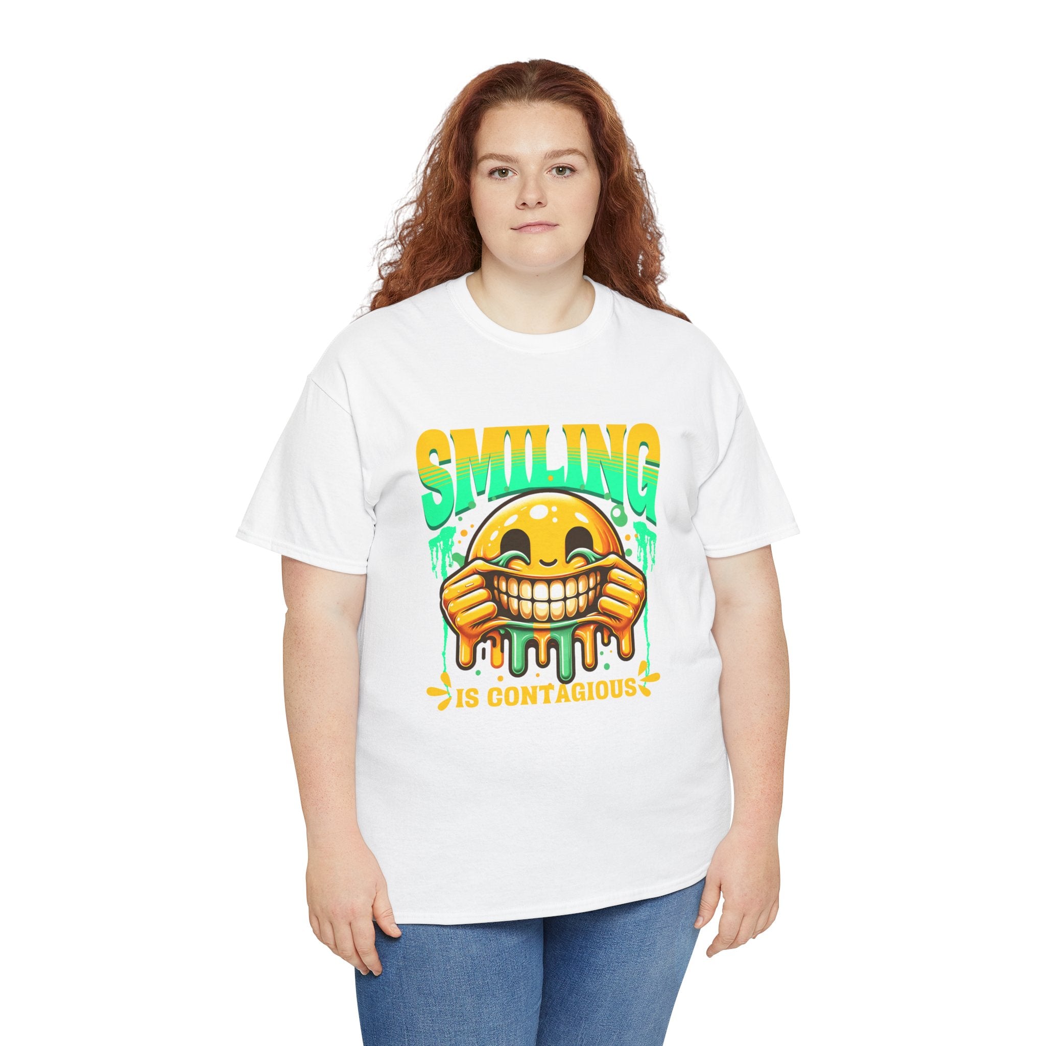 Smiling Is Contagious – Happy Smiley Face T-Shirt