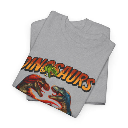 Dinosaur Graphic Tee – "Dinosaurs Will Rise Again" Retro Jurassic T‑Shirt