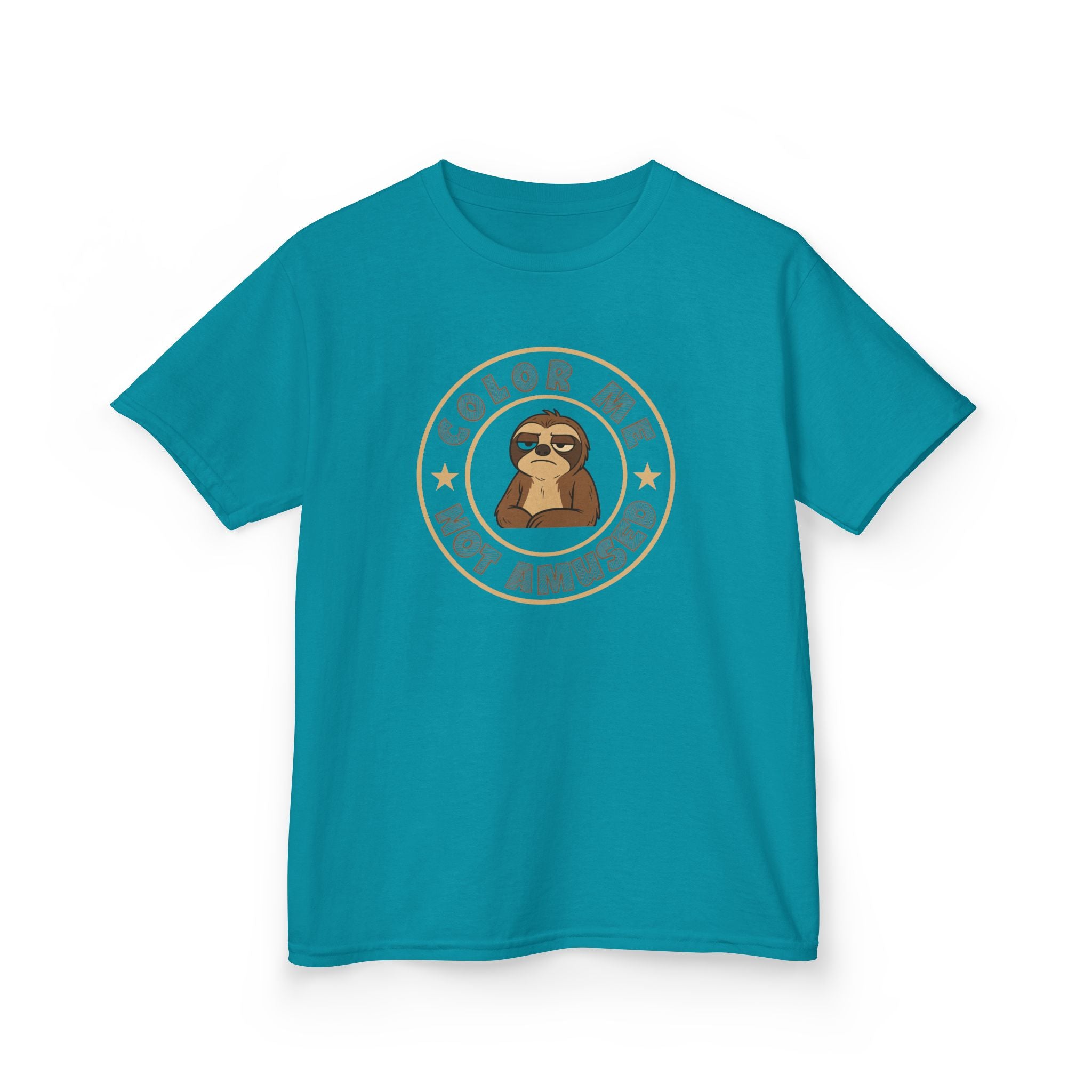Kids Tee — Color Me Not Amused -  Sloth