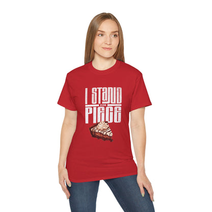 I Stand For Piece (of Chocolate Pie) Cotton T-Shirt