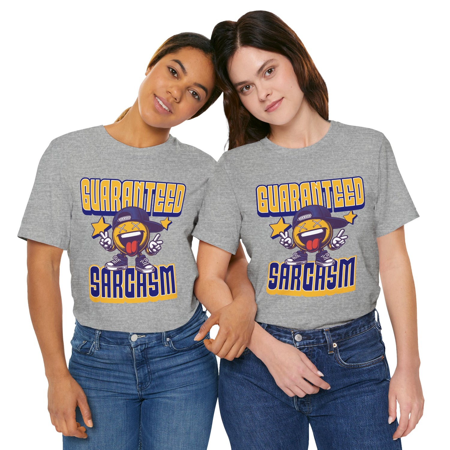 Guaranteed Sarcasm – Funny Smiley Face T-Shirt