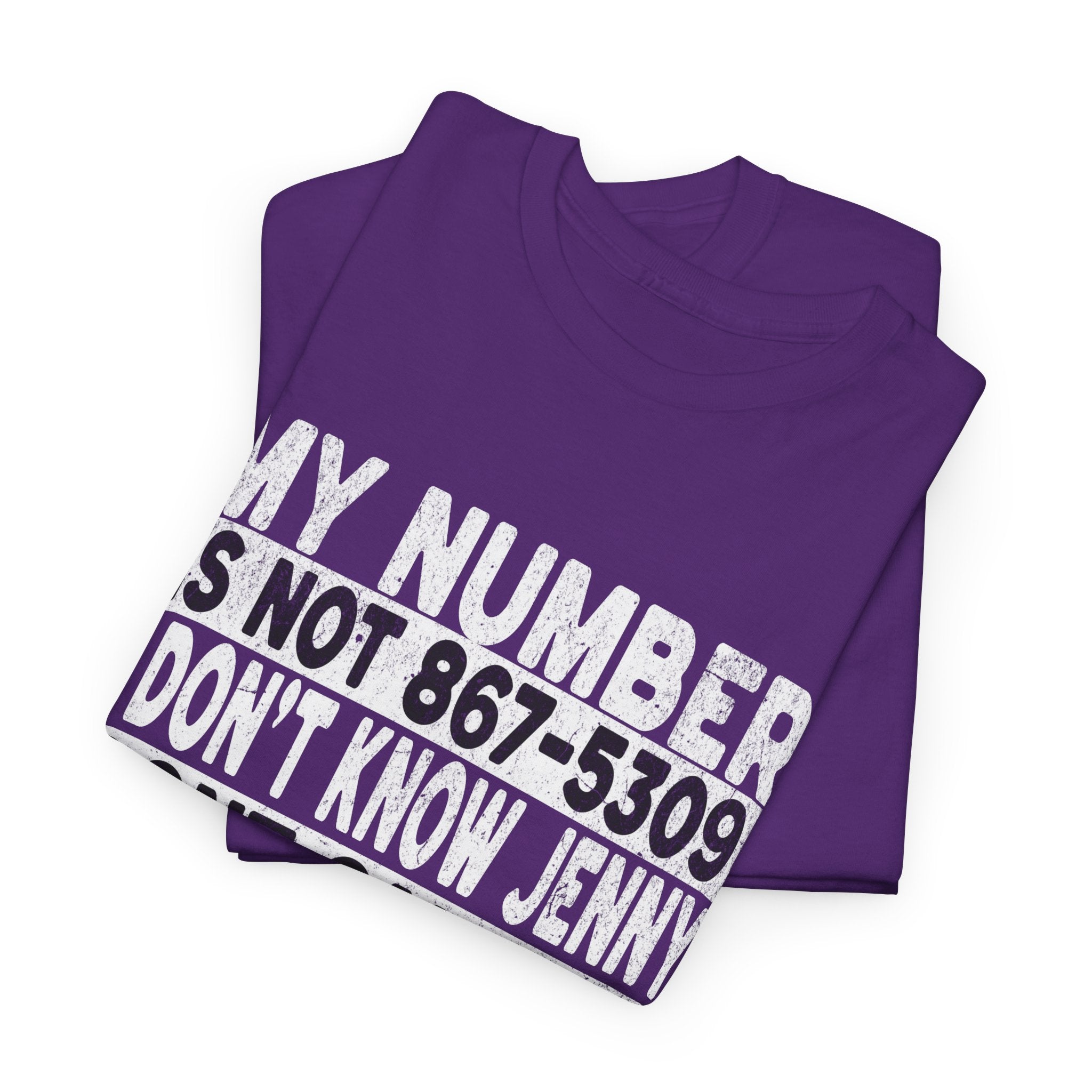 Funny 867-5309 Jenny Unisex Cotton Tee