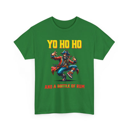 Yo Ho Ho Pirate T-Shirt – "Yo Ho Ho and a Bottle of Rum" Graphic Tee