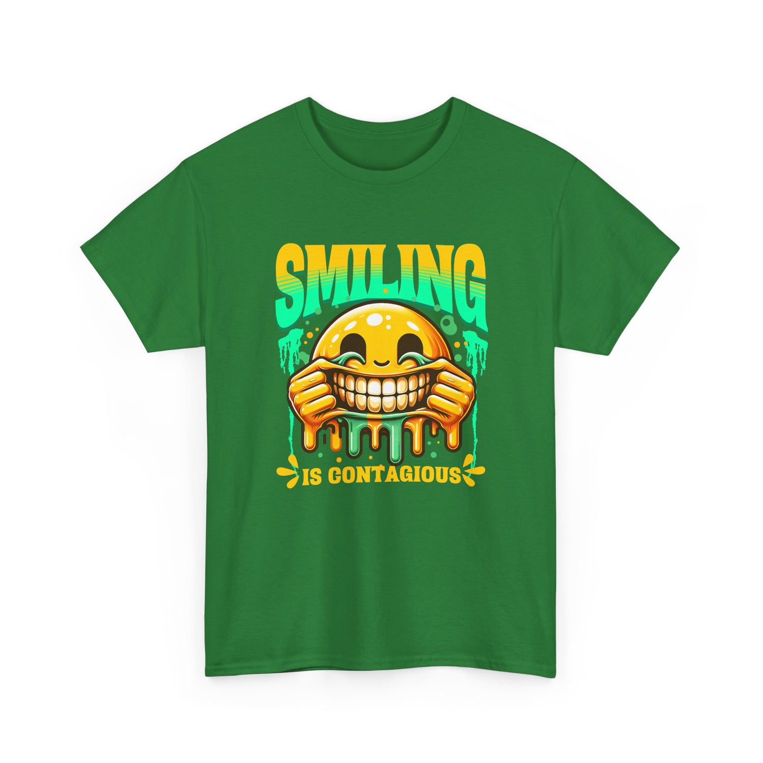 Smiling Is Contagious – Happy Smiley Face T-Shirt