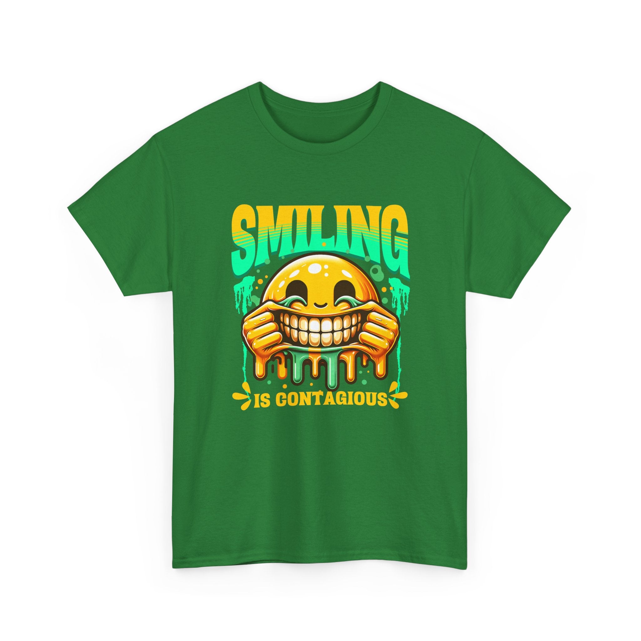 Smiling Is Contagious – Happy Smiley Face T-Shirt