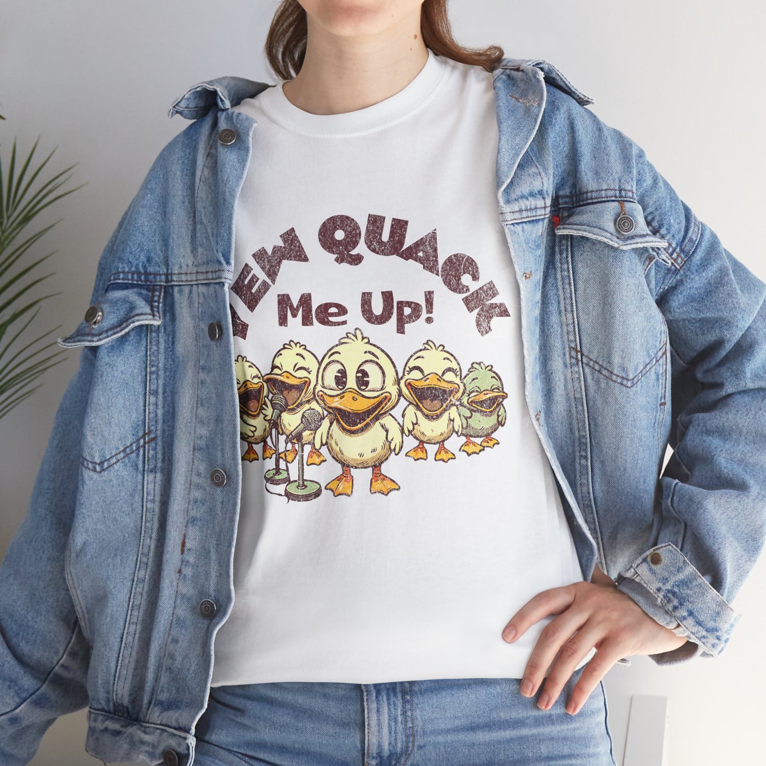 Yew Quack Me Up - Funny Duck Tee