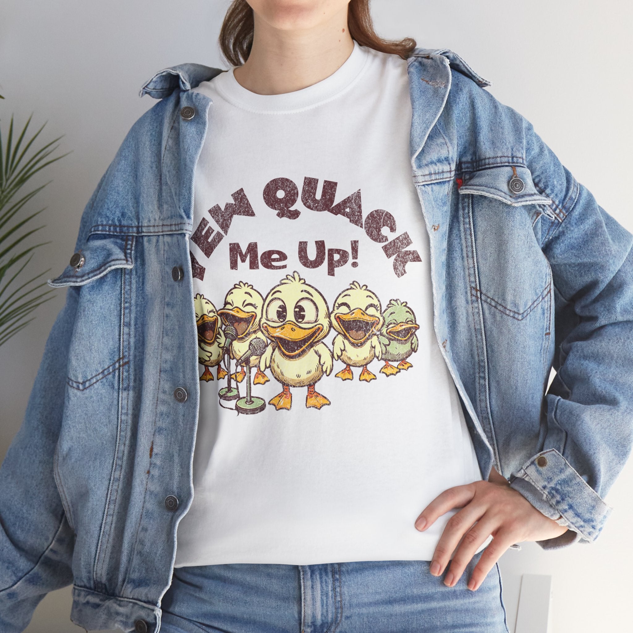 Yew Quack Me Up - Funny Duck Tee