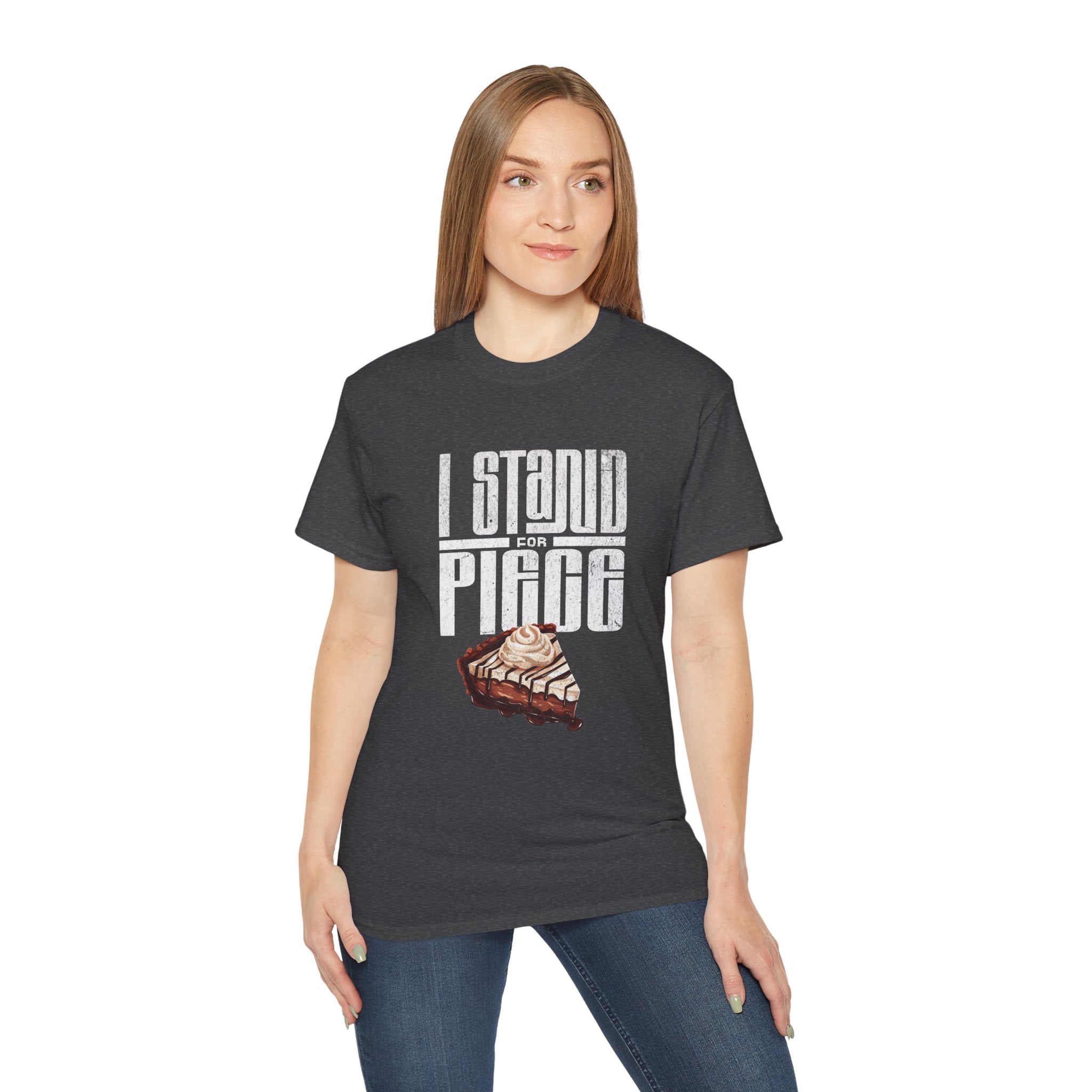 I Stand For Piece (of Chocolate Pie) Cotton T-Shirt