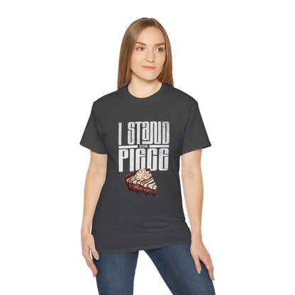 I Stand For Piece (of Chocolate Pie) Cotton T-Shirt