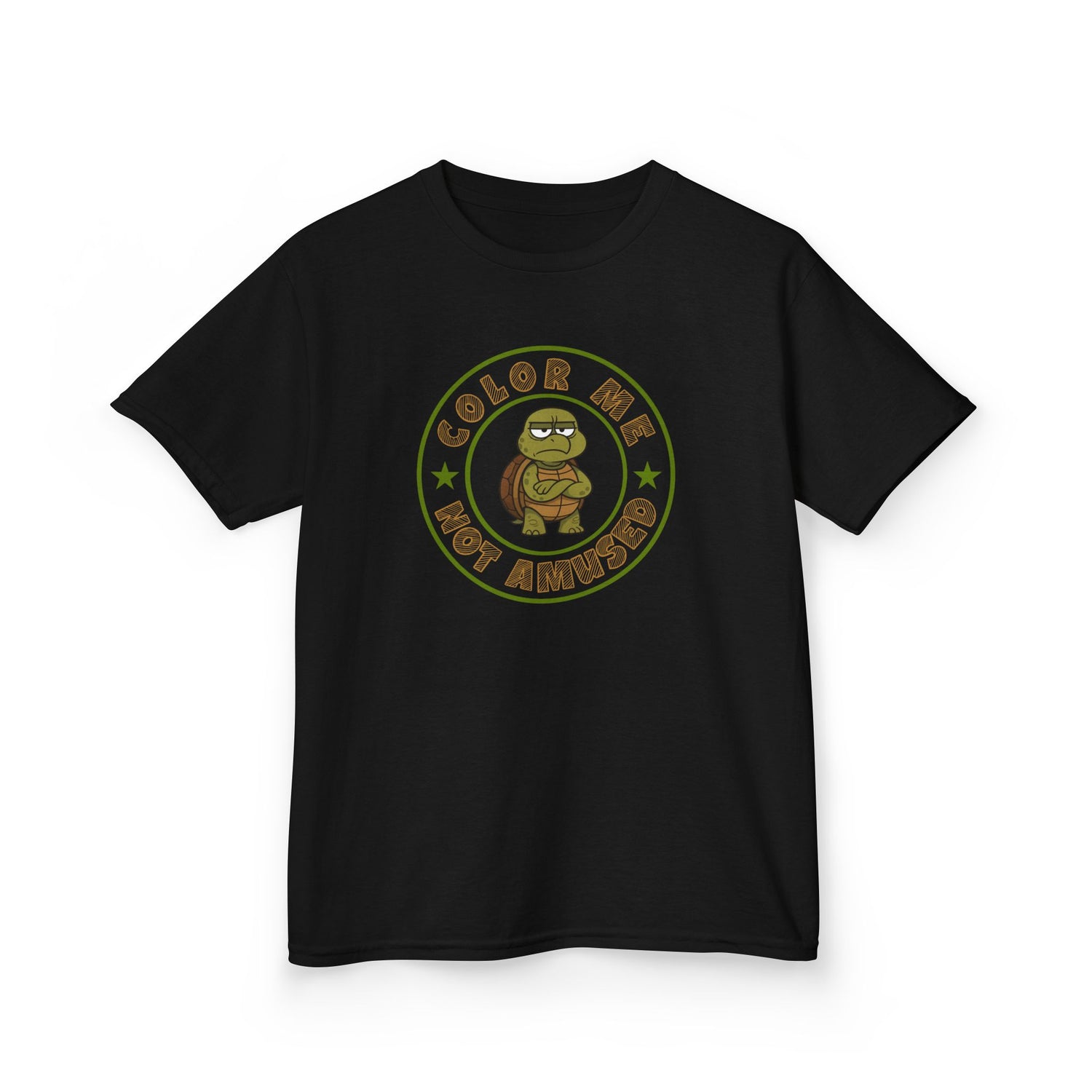 Kids Tee — Color Me Not Amused - Turtle