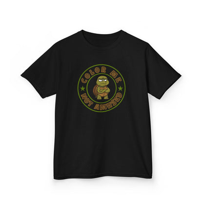 Kids Tee — Color Me Not Amused - Turtle