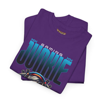 Gaming Junkie Skull Tee — Gamer Skull Controller Graphic T-Shirt